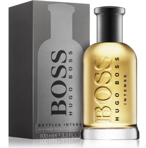 Apa de parfum lemnos-picant, Boss Bottled Intense, Hugo Boss, 100 ml