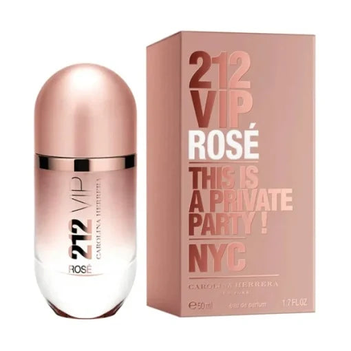 Carolina Herrera 212 VIP Rose, parfum floral lemnos, sampanie, 50ml